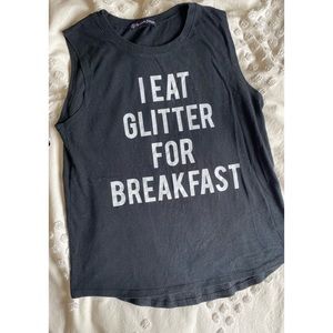 I eat glitter for breakfast tank